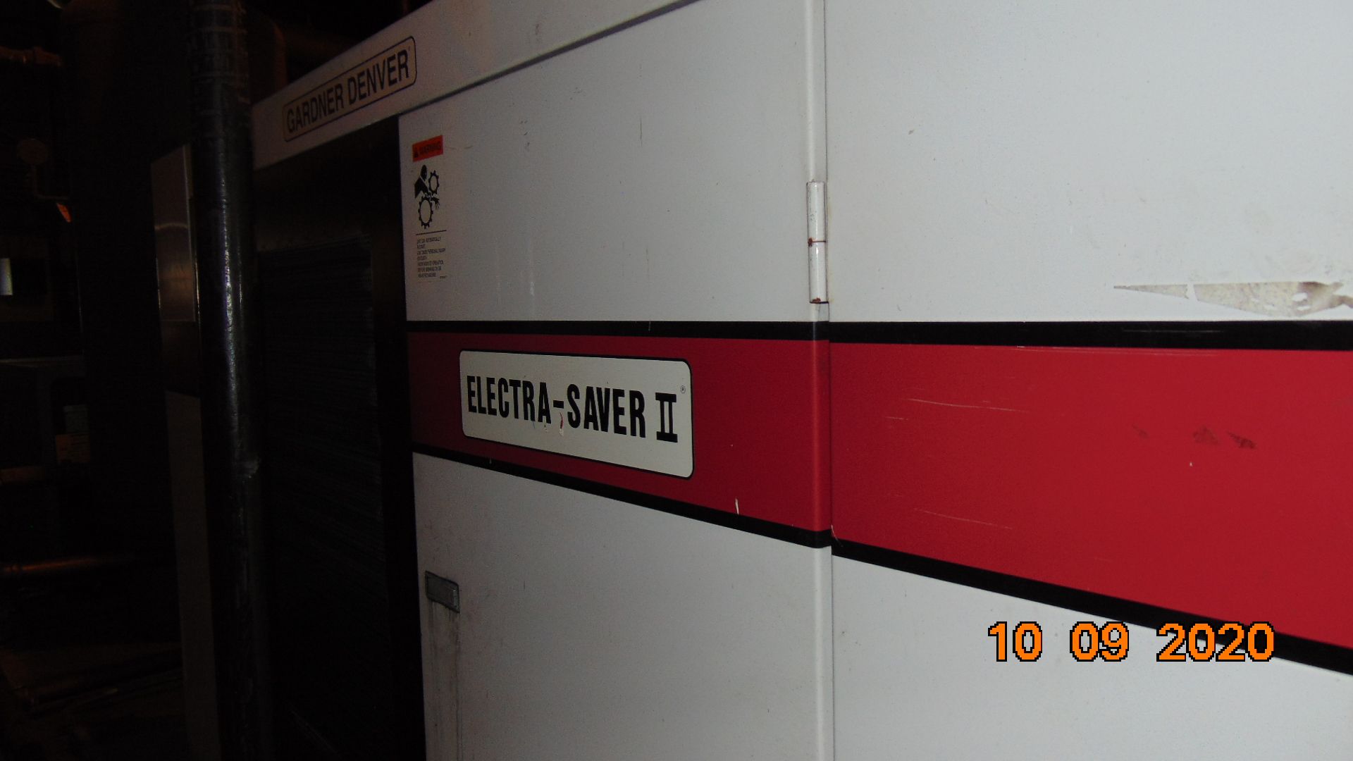 Air Compressor System, Including: 100-Hp Gardner-Denver Electra-Saver II Rotary Screw Air Compressor - Image 4 of 12