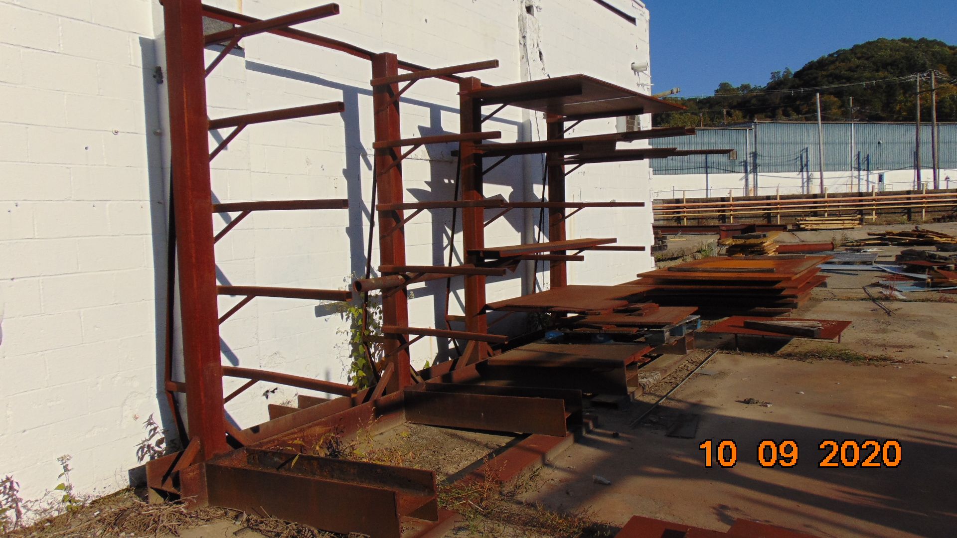 Assorted Steel Stock Racks, Useable Steel Stock Incl. Plate / Tube-Pipe / "I"-Beam / Angle / "C"-Fra - Image 22 of 22