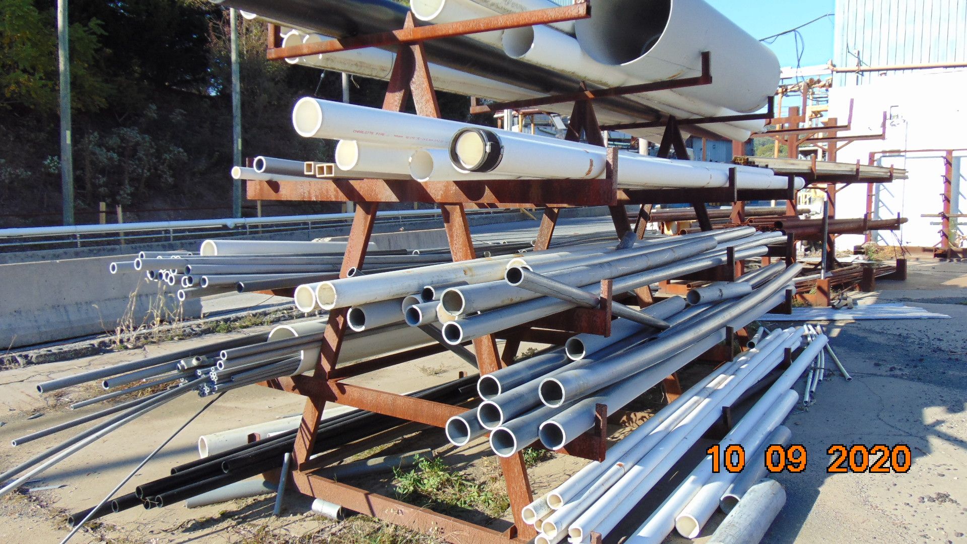 Assorted Steel Stock Racks, Useable Steel Stock Incl. Plate / Tube-Pipe / "I"-Beam / Angle / "C"-Fra - Image 6 of 22