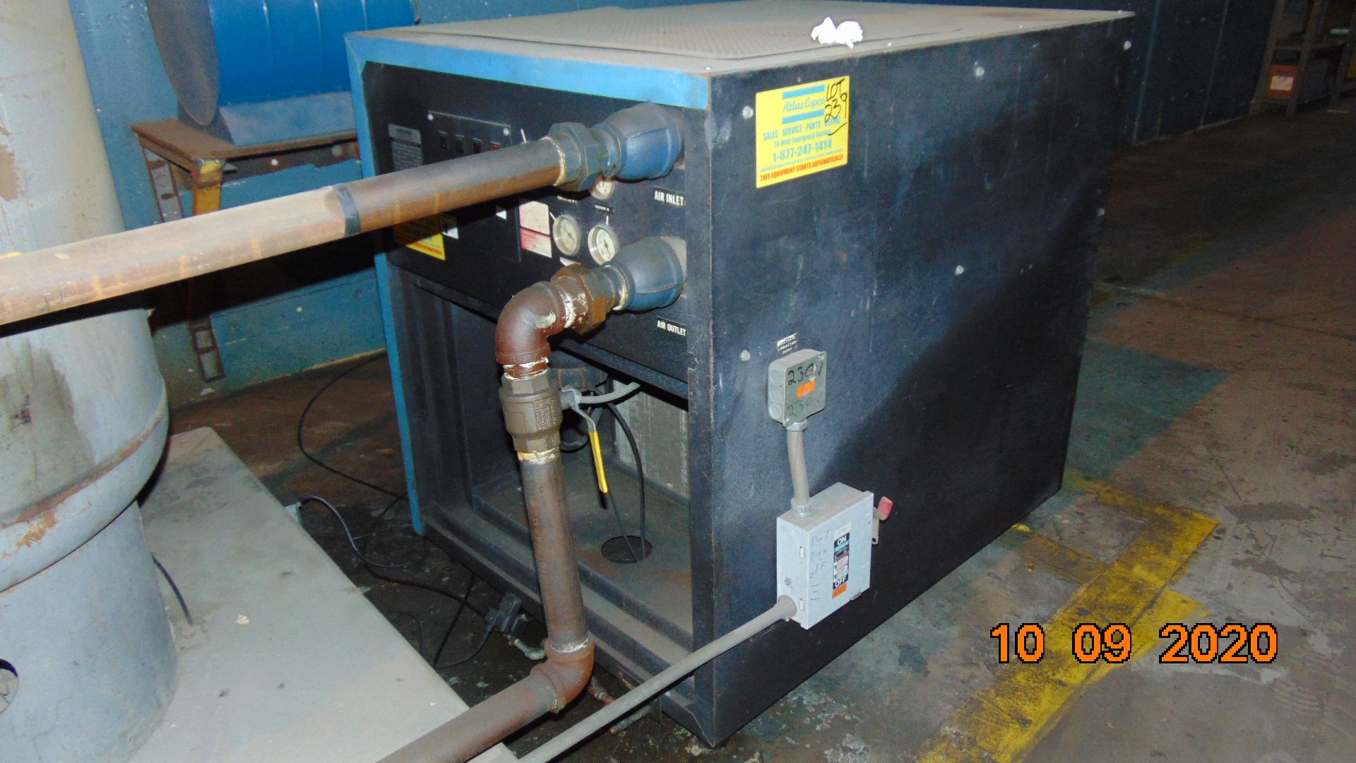 Air Compressor System, Including: 100-Hp Gardner-Denver Electra-Saver II Rotary Screw Air Compressor - Image 8 of 12