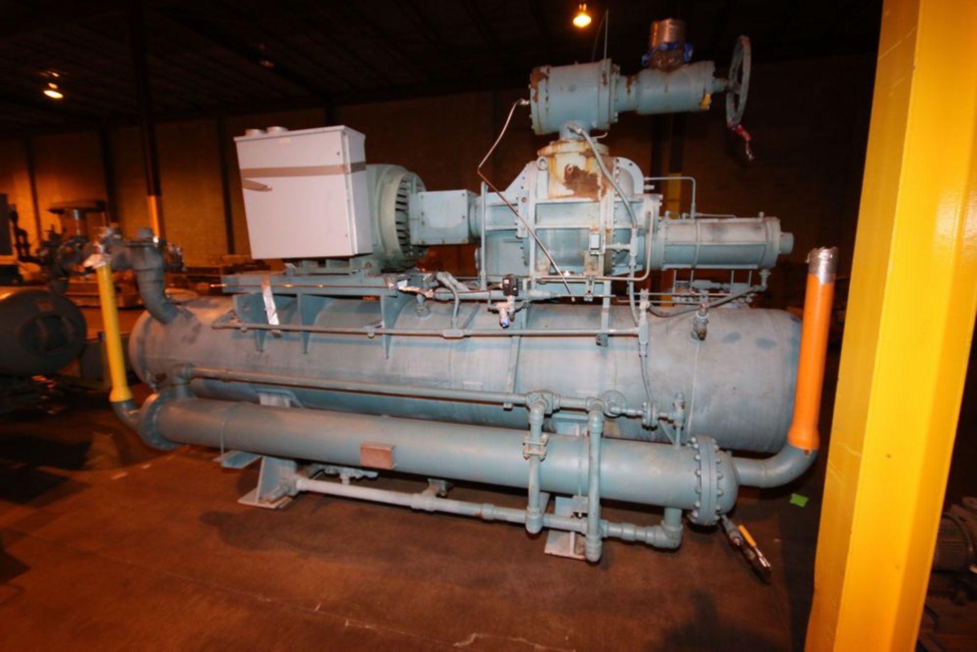 Frick 500 hp Rotary Screw Ammonia Compressor, M/N RWB II 222.H, S/N S0600QMCTHAA03, R717 Refrierant, - Image 4 of 7