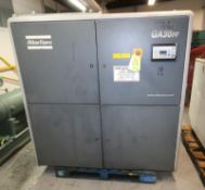 Atlas Copco 40 hp Screw Air Compressor, Model GA30FF, SN ATT 371492H, 132 psi, with Enclosure, Touch