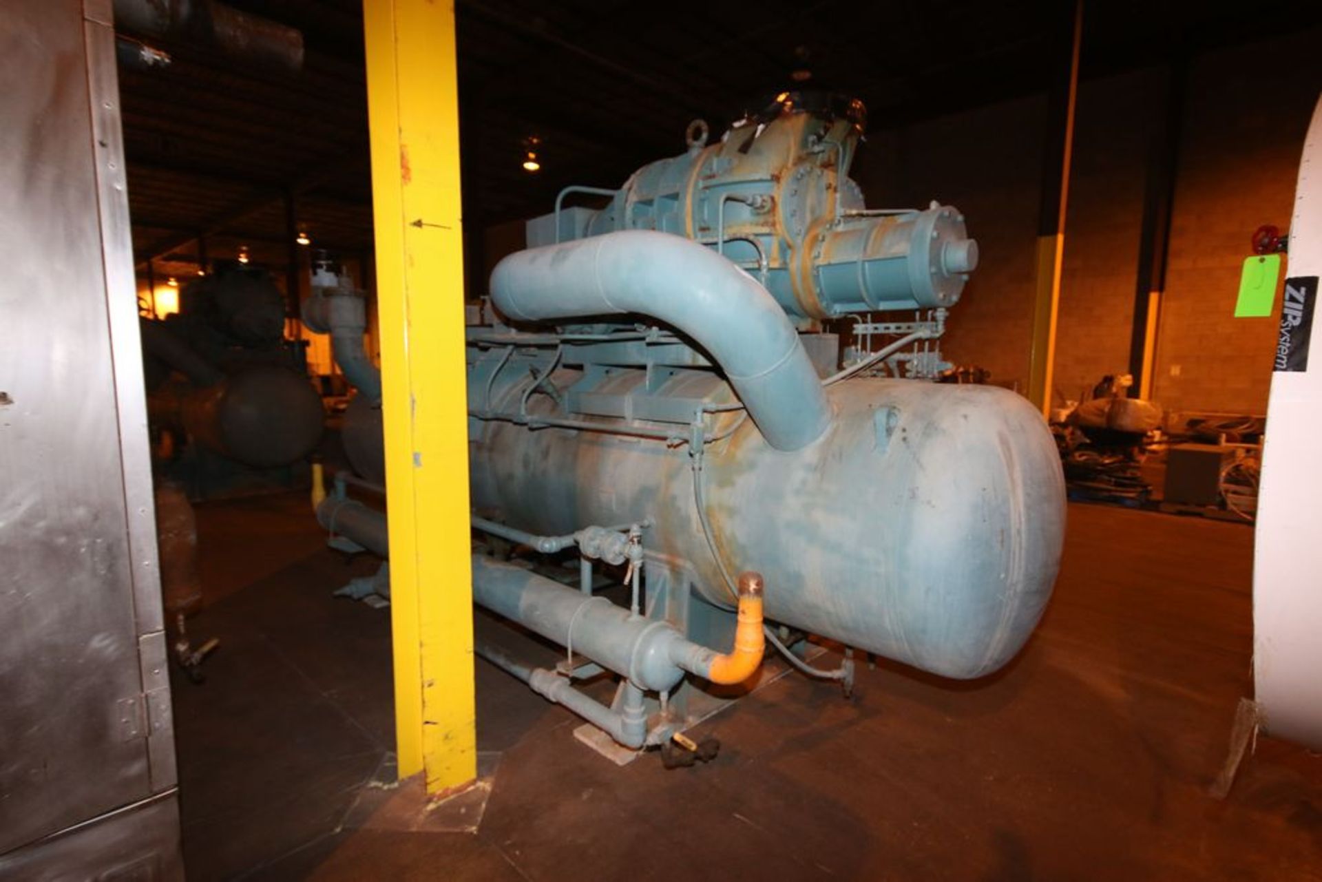 Frick 300 hp Rotary Screw Ammonia Compressor, M/N RWB II 496B, S/N S00610FMFTHAA03, R717 Refrierant, - Image 3 of 7