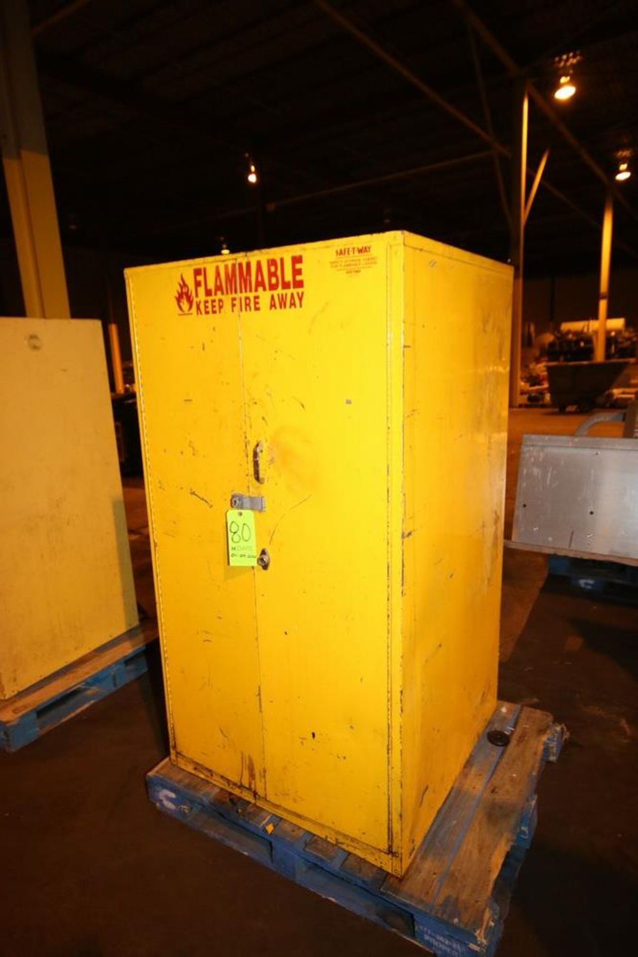 Safe-T-Way Double Door Flammable Storage Cabinet (LOCATED IN BROCKPORT, N.Y.) & (CONTACT GARY ROGERS