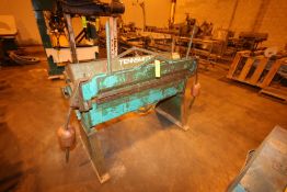 Tennsmith Bending Machine, M/N HBU 4812, S/N 16681, Capacity: 22 Gauge Steel, with Aprox. 46" W