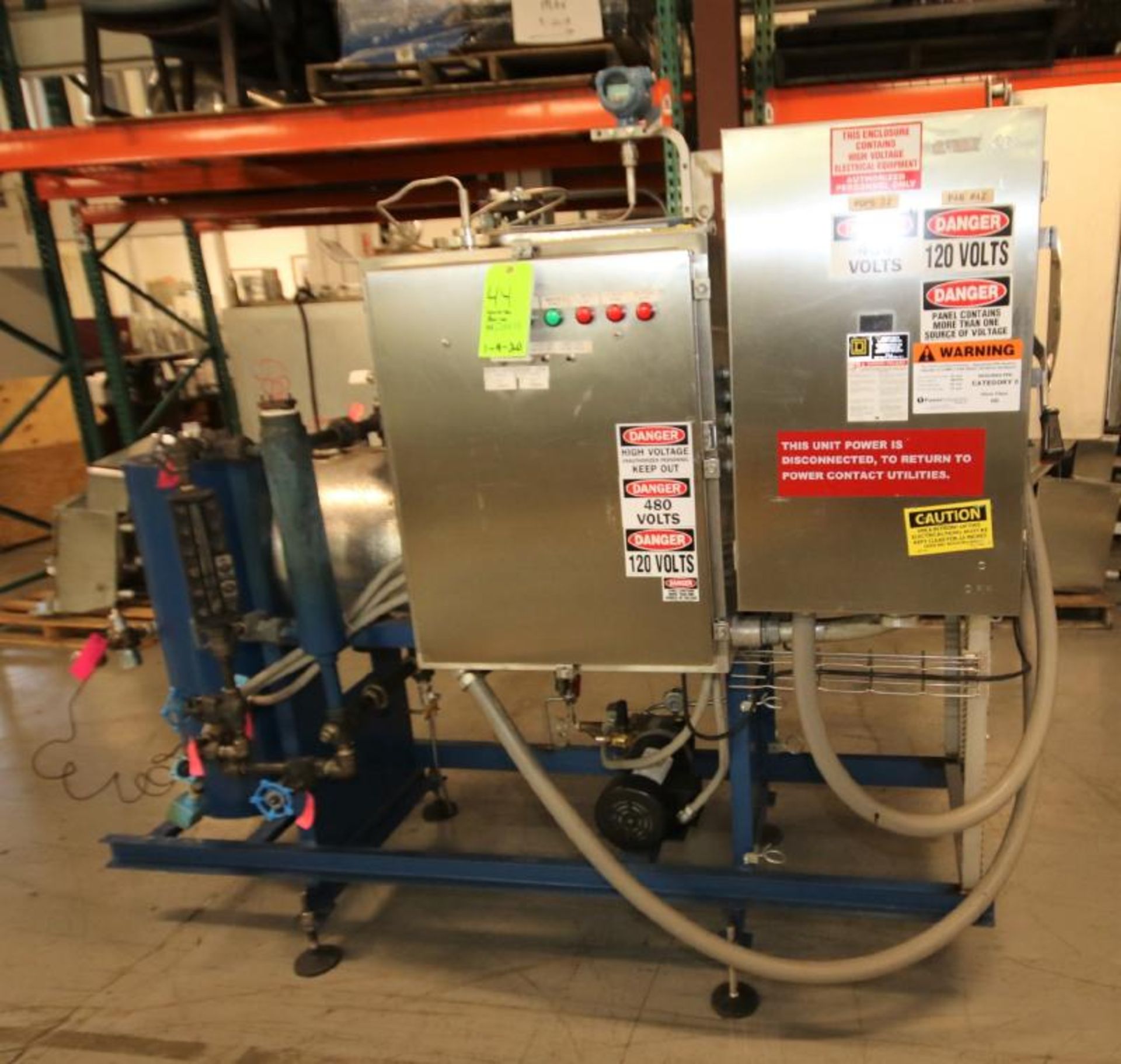 2012 General Boilers Small Electric Steam Boiler, Model GE100, SN 2420, BN 1881, Series L, 100 KW, - Image 3 of 8