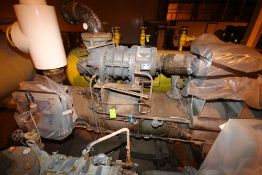FES 200 hp Ammonia Screw Compressor, with FES Head, M/N 675B, S/N 2512838, 250 PSI @ 300 F, 27,093
