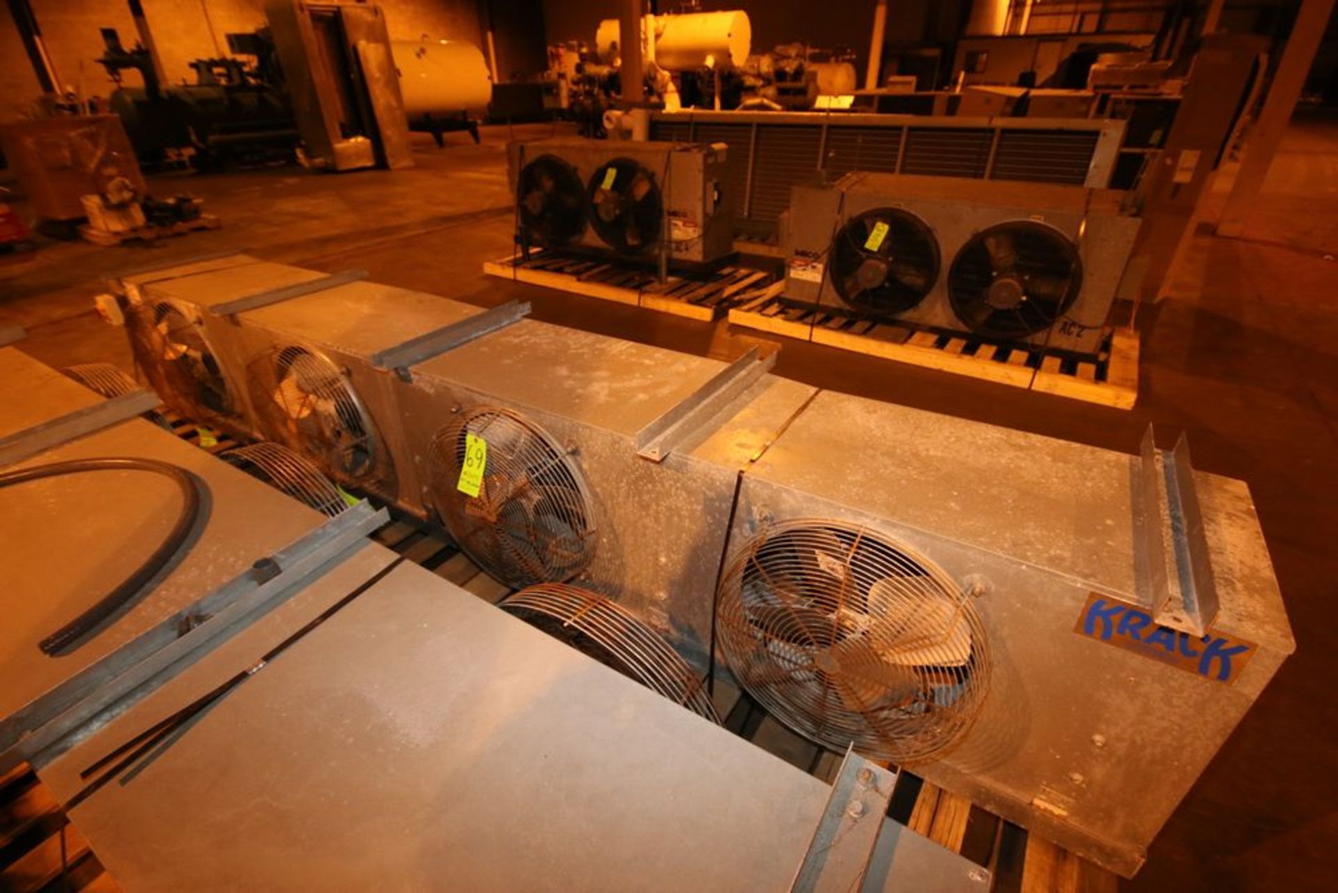 Krack 4-Fan Blower, M/N MS44B-944-CM-DSTSTSTSTI, 460 Volts, 3 Phase (LOCATED IN BROCKPORT, N.