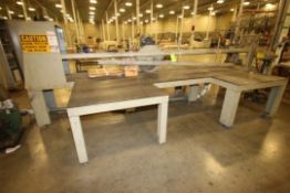 Hendrick 22" Dia. Cross Cut Saw, M/N HS 150, S/N 29081, with Laser Assist, Aprox. 136" W Cutting