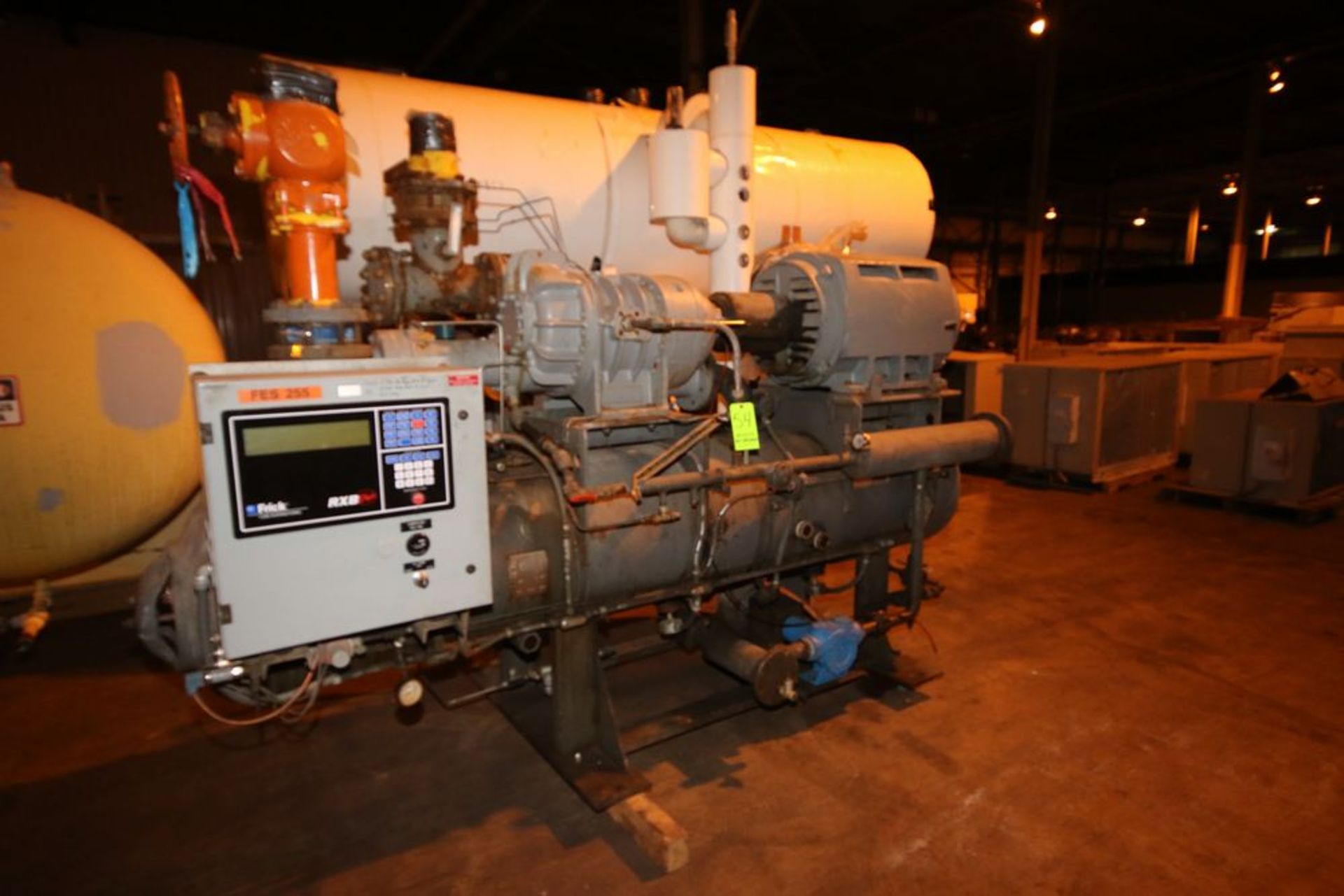 Frick 350 hp Ammonia Screw Compressor, with FES Head, M/N 255, S/N 7870, F-Version, 250 PSI @ 300 F, - Image 2 of 5