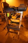 OTC 25 Ton Hydraulic Shop Press Frame, S/N 1833, with G.E. 1 hp Motor (NOTE: Missing Press &