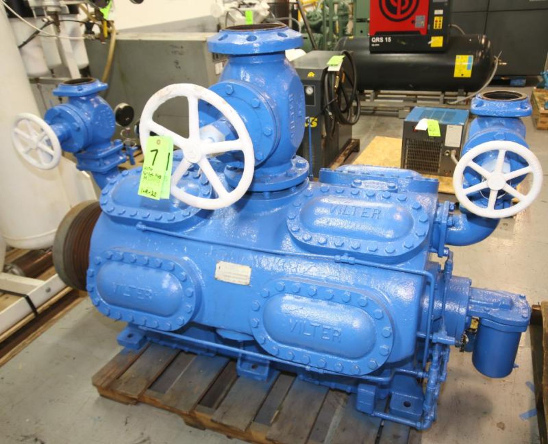 Vilter 16 - Cylinder Reciprocating Ammonia Compressor Head, Size A11B4416B, SN 21056, Order No. D-