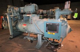 1998 Frick hp 250 hp Screw Ammonia Compressor, Frame Model RWBII316B, SN S0416TFMFL0AA03, Screw Head