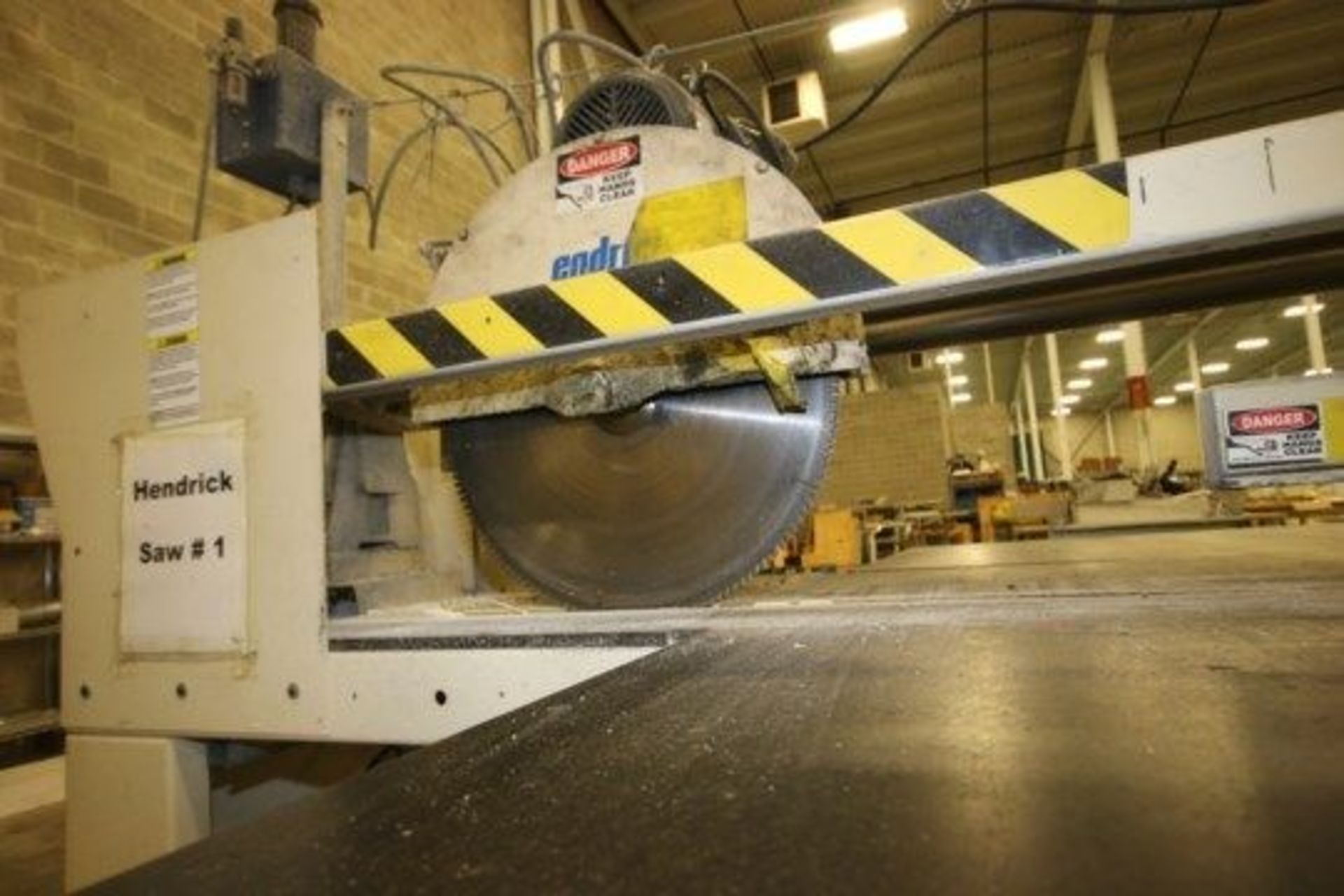 Hendrick 22" Dia. Cross Cut Saw, M/N HS 150, with Laser Assist, Aprox. 90" W Cutting Area, with - Image 5 of 6
