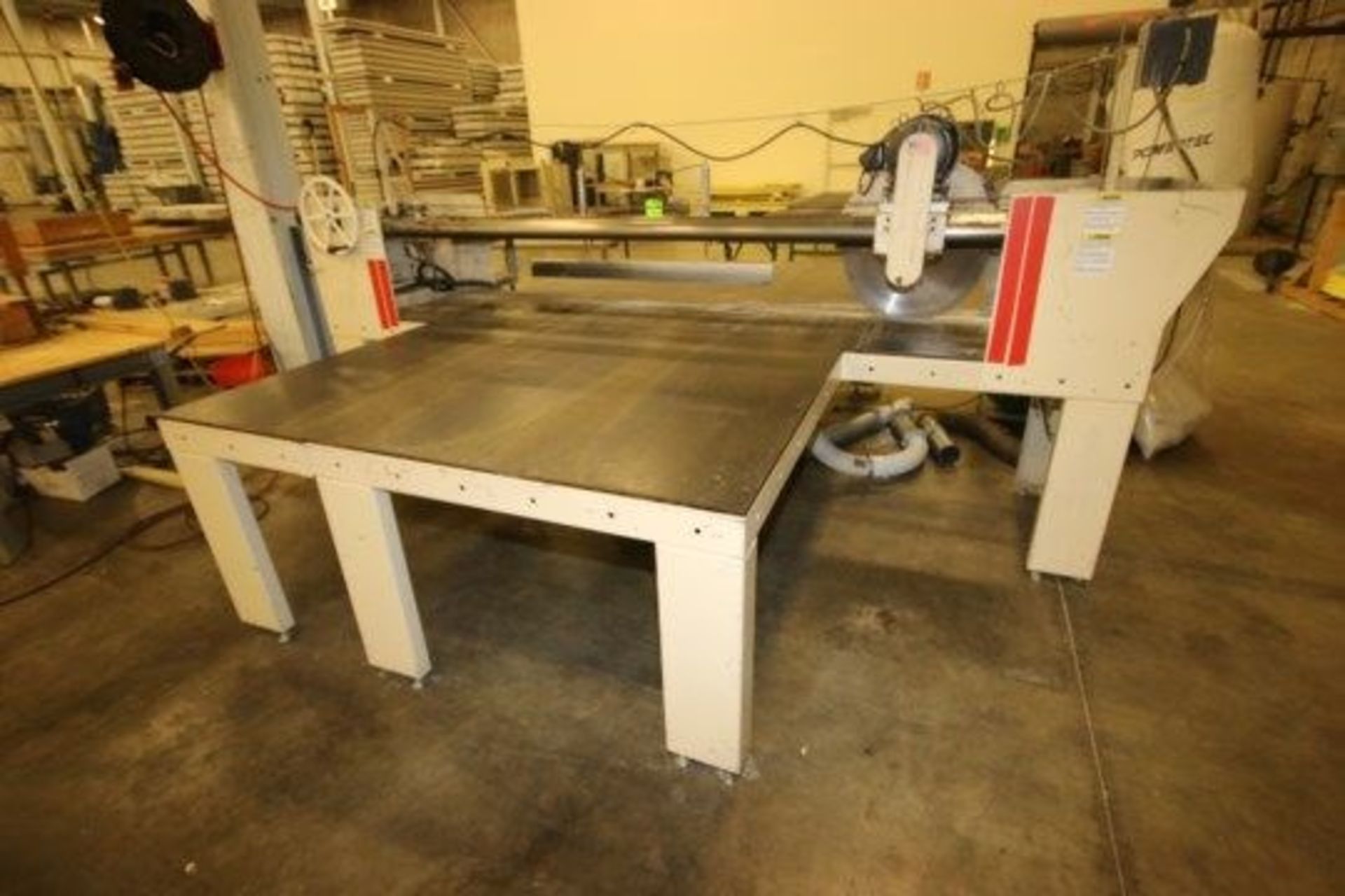 Hendrick 22" Dia. Cross Cut Saw, M/N HS 150, with Laser Assist, Aprox. 90" W Cutting Area, with - Image 2 of 6