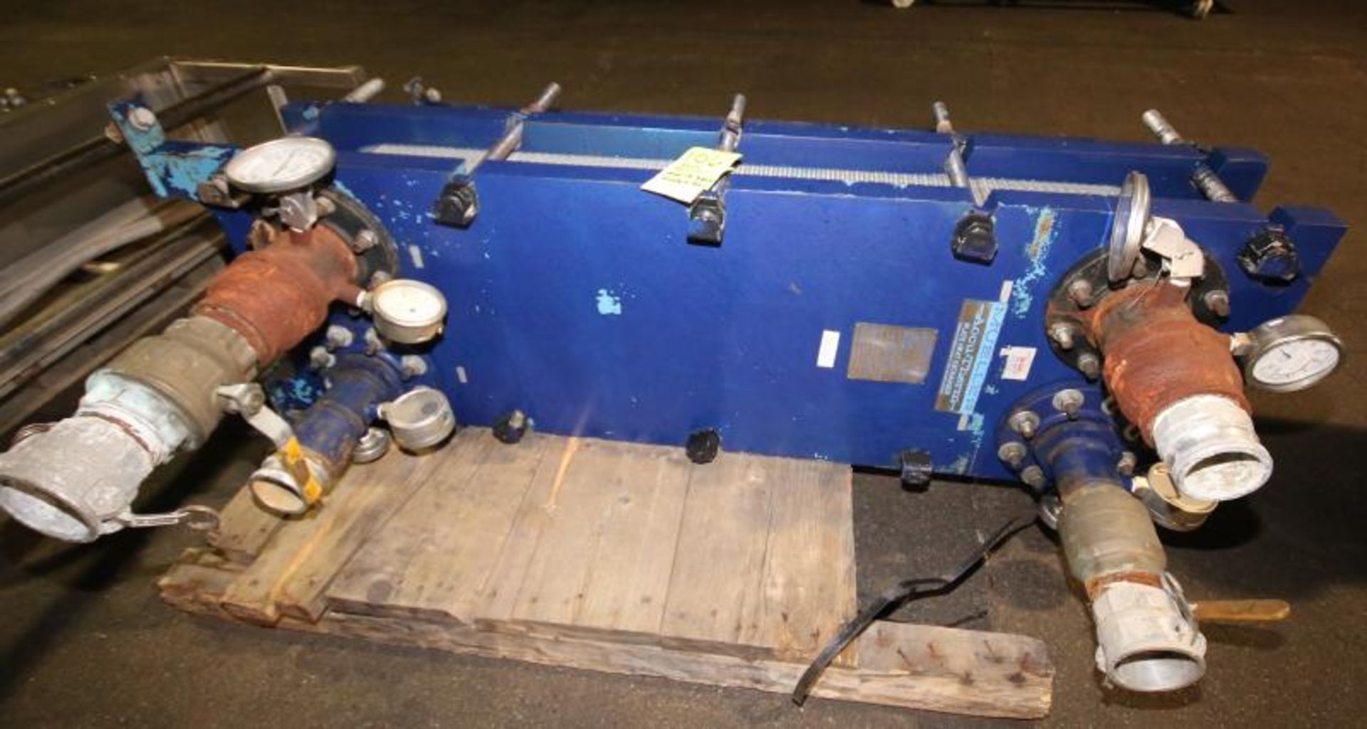 2008 Mueller Plate Press with Painted Frame, Model AT40 F-20, SN 131726, with (42) S/S Plates, - Image 4 of 5