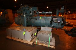 Frick 300 hp Rotary Screw Ammonia Compressor, M/N RWB II 496B, S/N S0066RFMFTHAA03, R717 Refrierant,