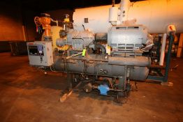 Frick 350 hp Ammonia Screw Compressor, with FES Head, M/N 255, S/N 7870, F-Version, 250 PSI @ 300 F,