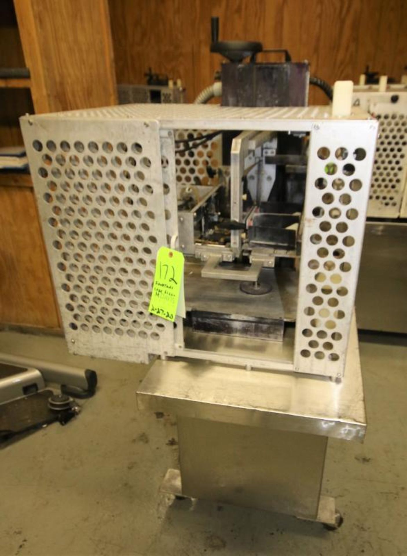 Foodtools Cake Slicer, Model CS - 2ADFC, SN 895205, 100 psi (Located at the MDG Auction Showroom