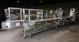 Colbourne Cheesecake Pie Line, Model 103737, SN 1898 - 04, with (40) 10" Plates, All S/S Frame,