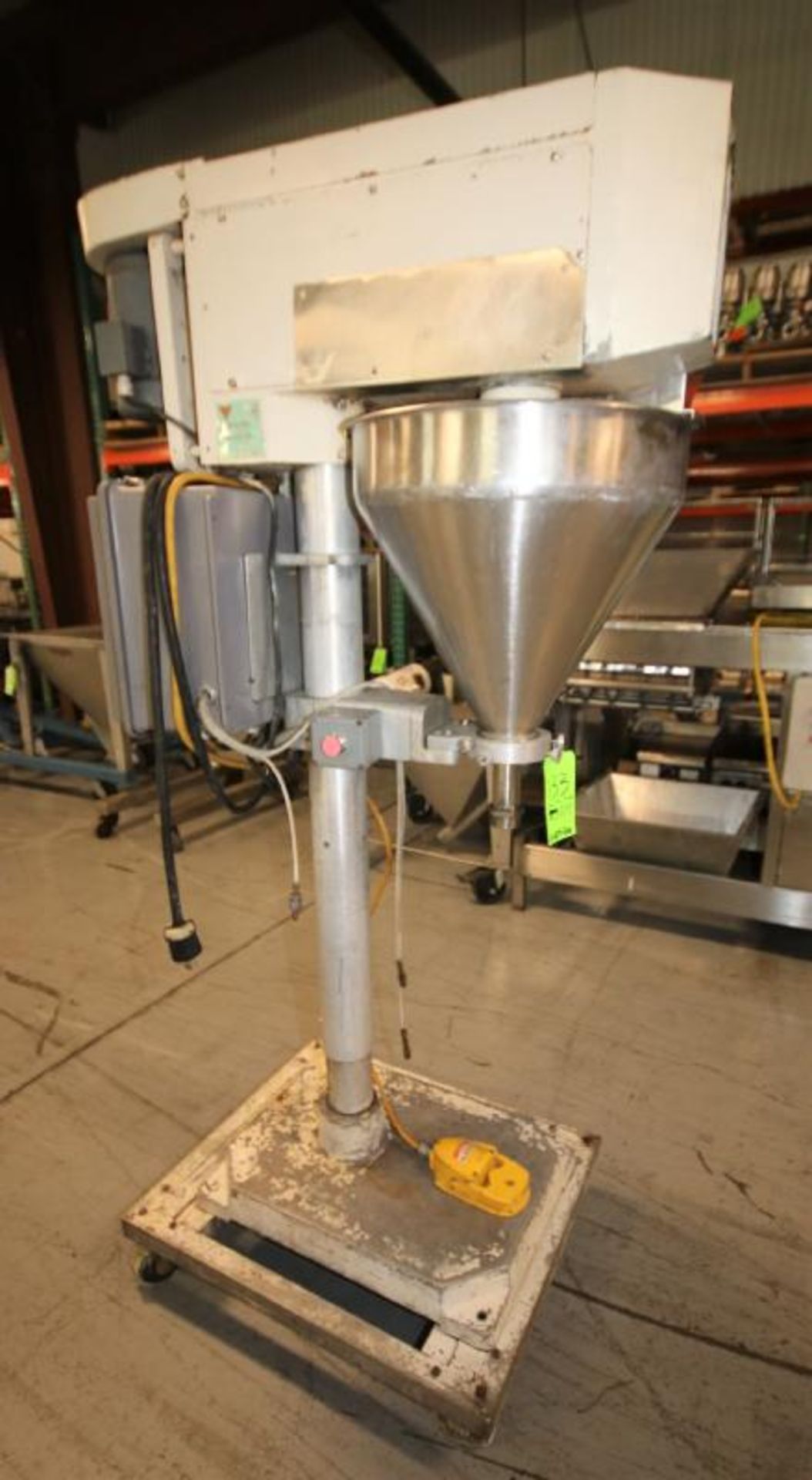 All - Fill Portable Auger Filler / Depositor, Model B, SN 21417, with 20" S/S Fill Funnel, 2"