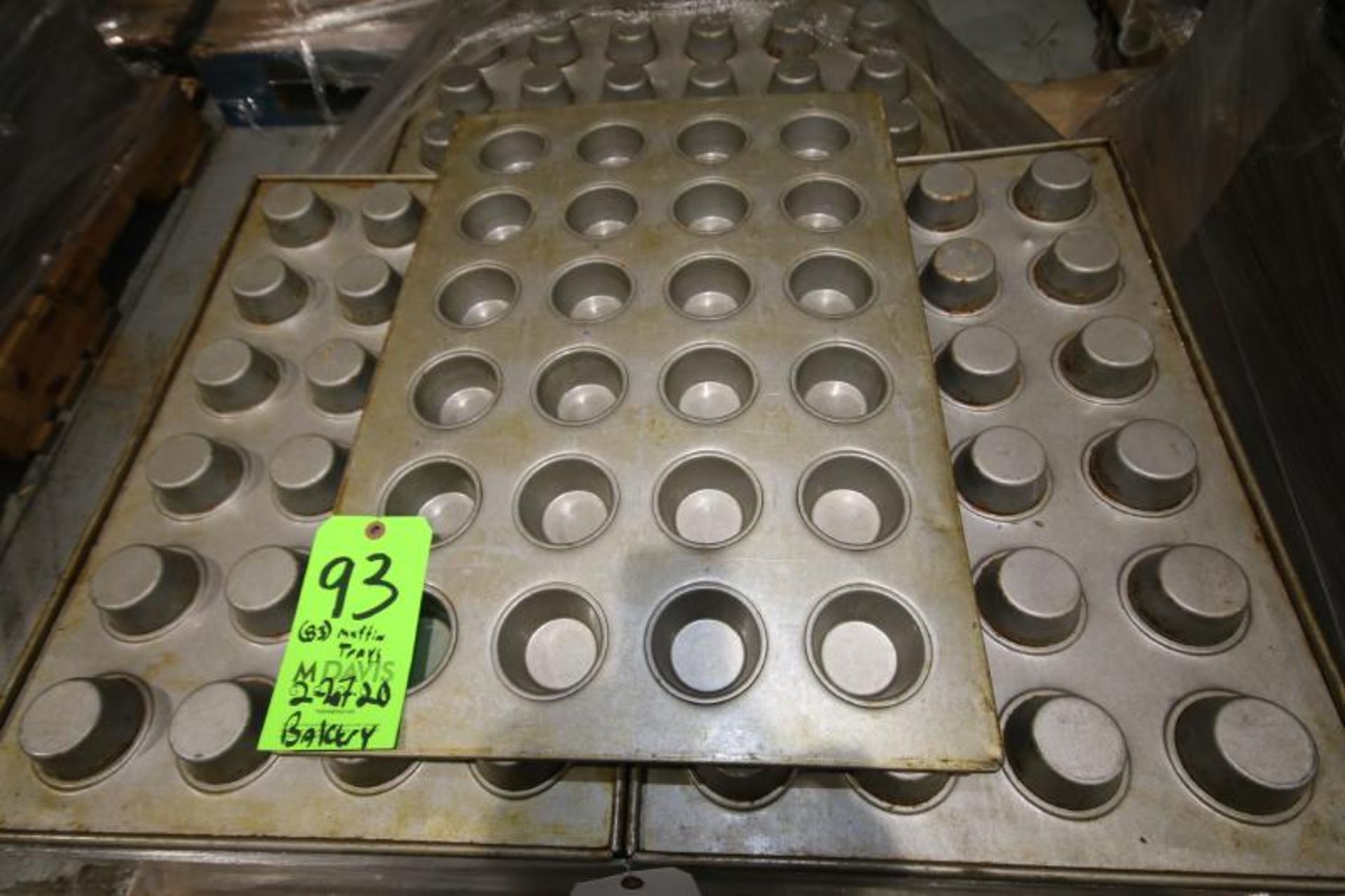 Muffin Trays - Aprox. 2.5" W x 48 Position, 18" W x 26" L (Located at the MDG Showroom