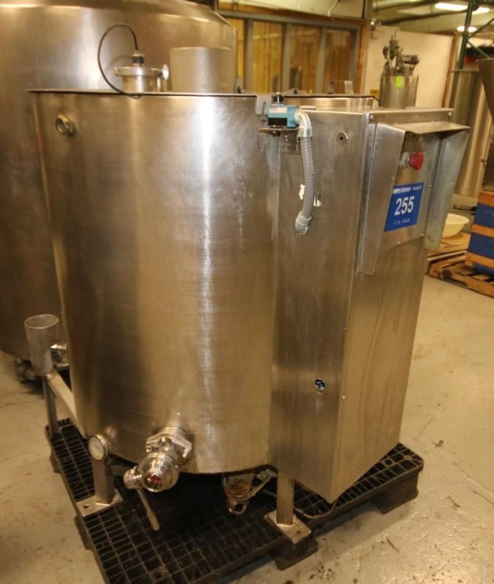 Aprox. 150 Gal. Hinged Lid Jacketed S/S Kettle, - Image 3 of 6