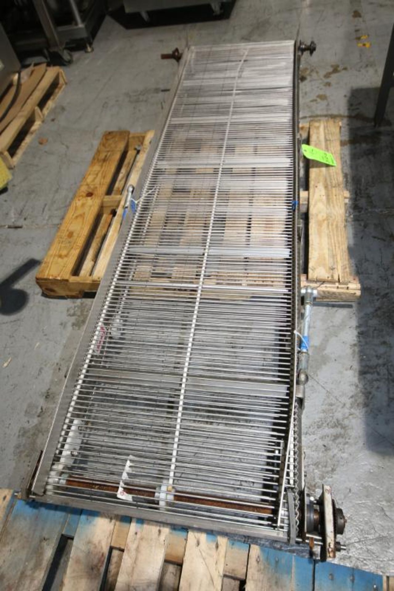 8 ft L x 23" W S/S Conveyor with S/S Belt (Located at the MDG Auction Showroom in Pittsburgh, PA)