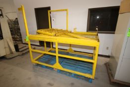 Steel Platform with Stairs & Hand Rails, Overall Dims.: Aprox. 81" L x 52-1/2" W x 37" H (LOCATED IN