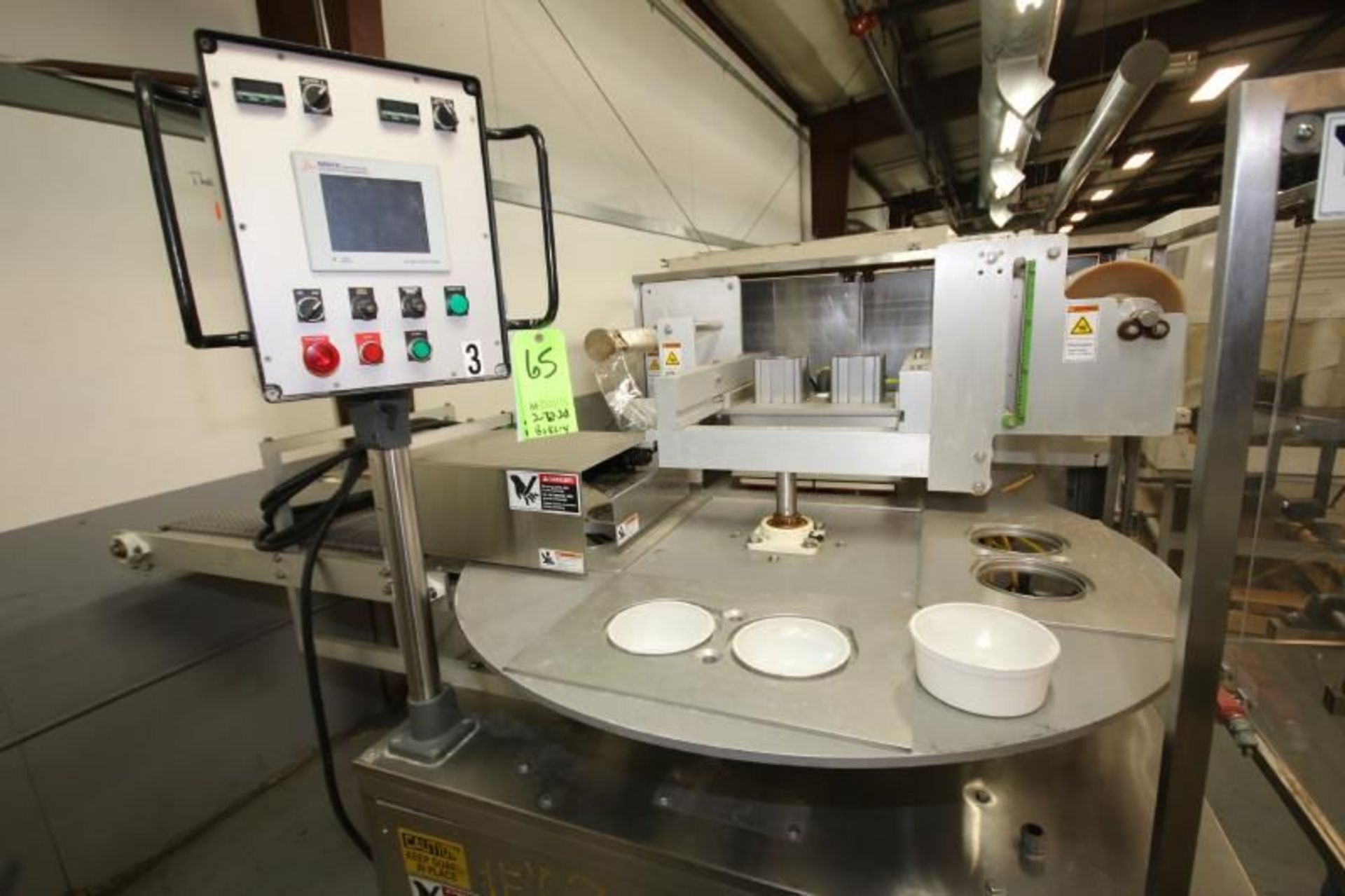 Orics 8 - Station Tamper Evident Tub Sealer, Model SLSVGFR20, SN SCF9931, with 5 1/2" W Change - Image 2 of 9