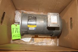 Baldor 5 hp Motor, 3450 RPM, 208-230/460 Volts (LOCATED IN YOUNGSTOWN, OH) (Rigging, Handling & Site