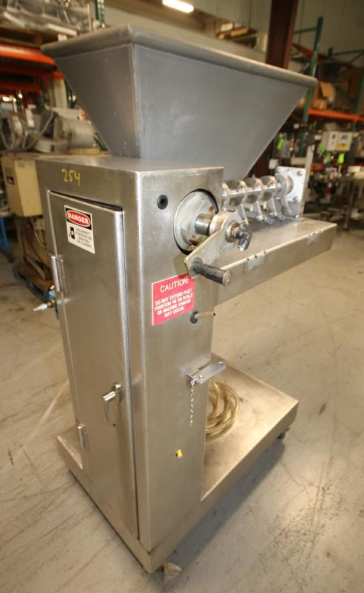 6 - Piston S/S Portable Depositor, with 35" L x 15" W S/S Hopper (Located at the MDG Showroom in - Image 6 of 8