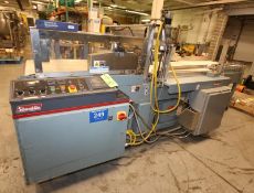 Shanklin Side Seam Shrink Wrapper, Model CF3, SN C0405, with Allen Bradley Micrologix 1100 PLC