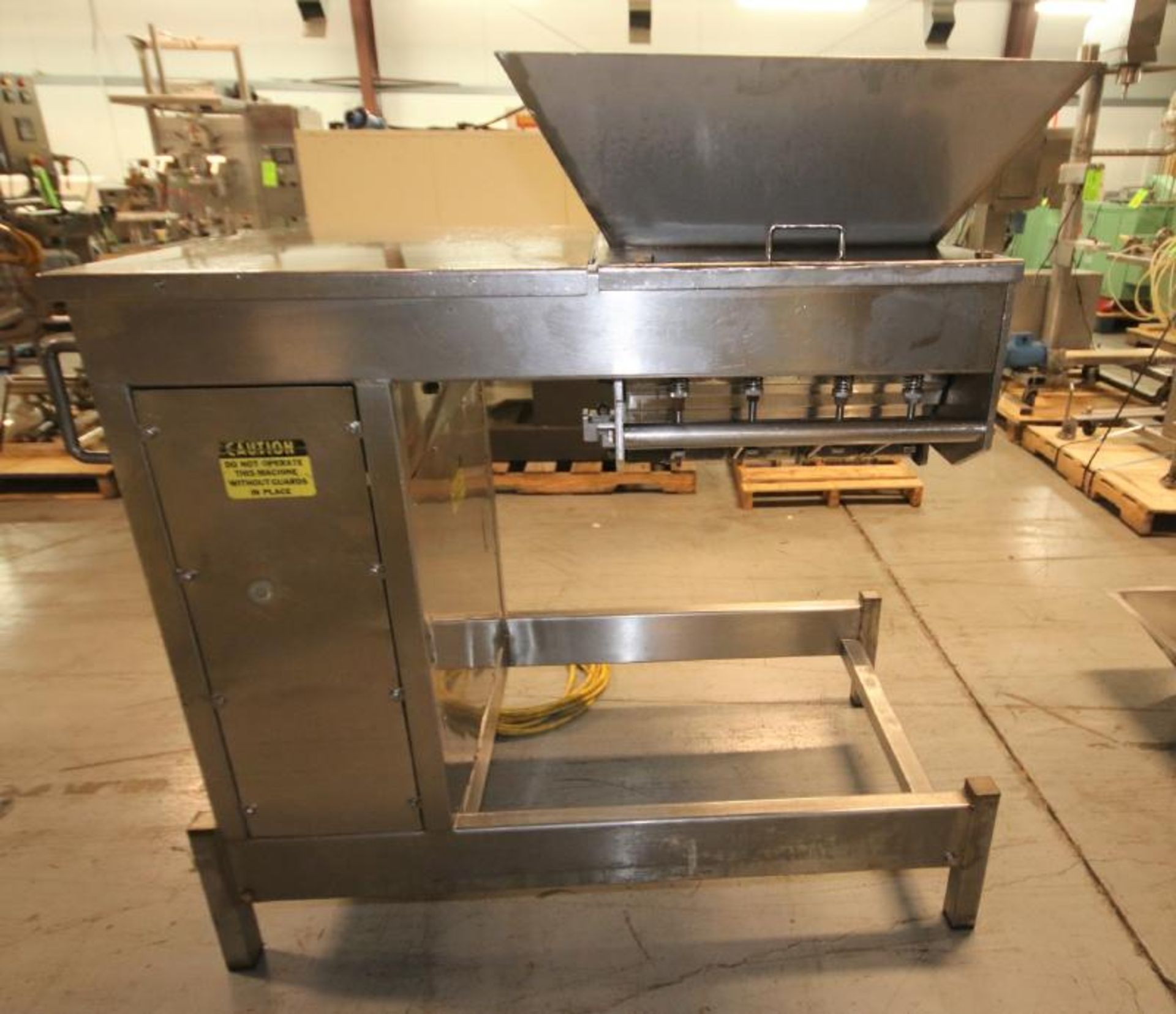 Goodway 21" W Portable S/S Extruder, with 32" L x 24" W Hopper with On - Board Control Cabinet - Image 5 of 7