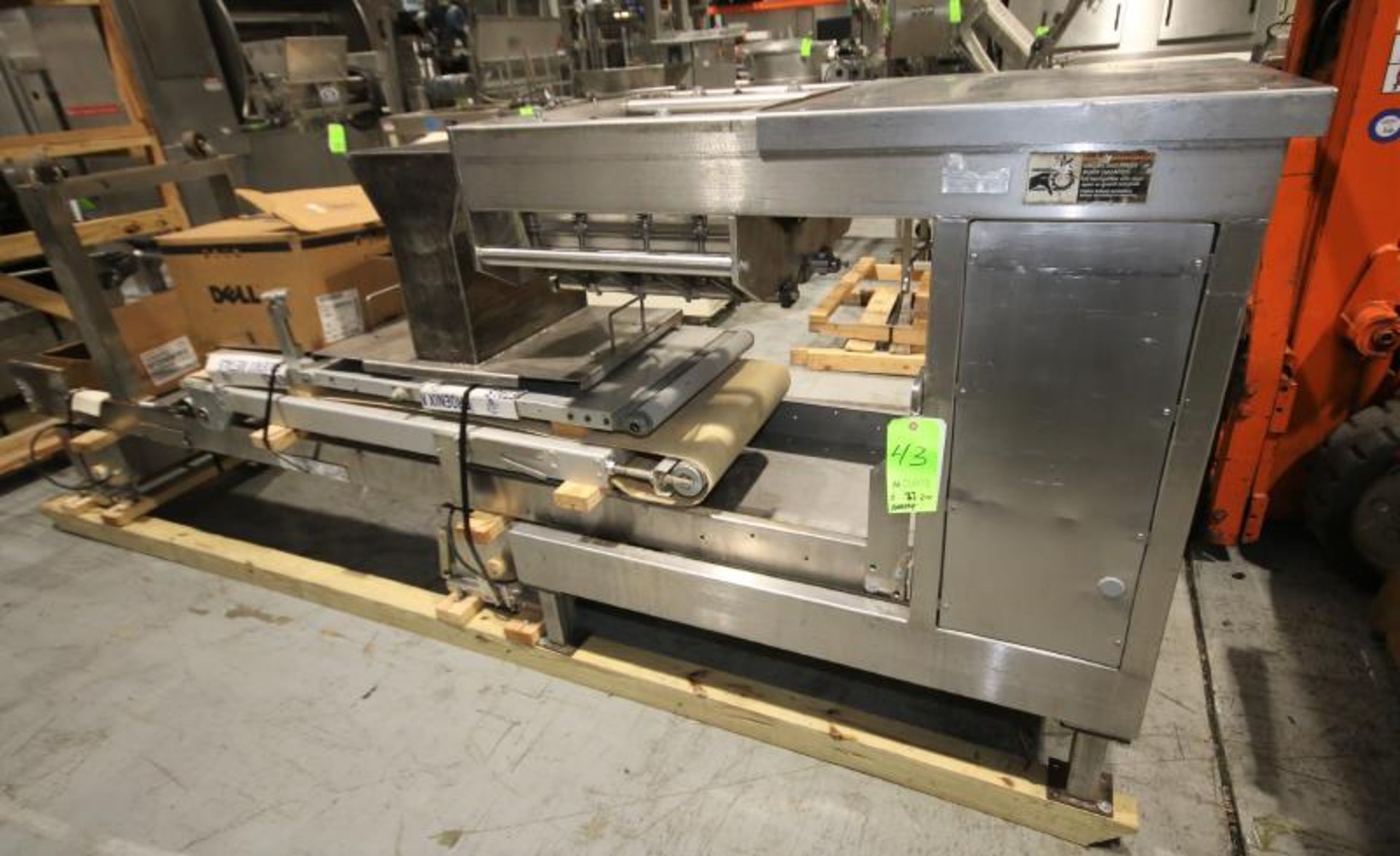 Moline 22" W S/S Extruder with 3 pcs Conveyor Sections Includes 10 ft, 5 ft 8" & 57" L x 22" W