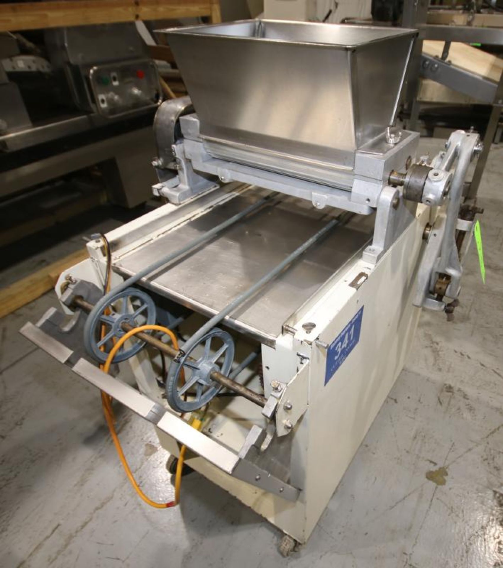 Magna Mixer Cookie Depositor, Model 17F-PX4-G, SN 40674, 18" W, with 15" L x 12" W S/S Hopper & 6 - Image 4 of 6