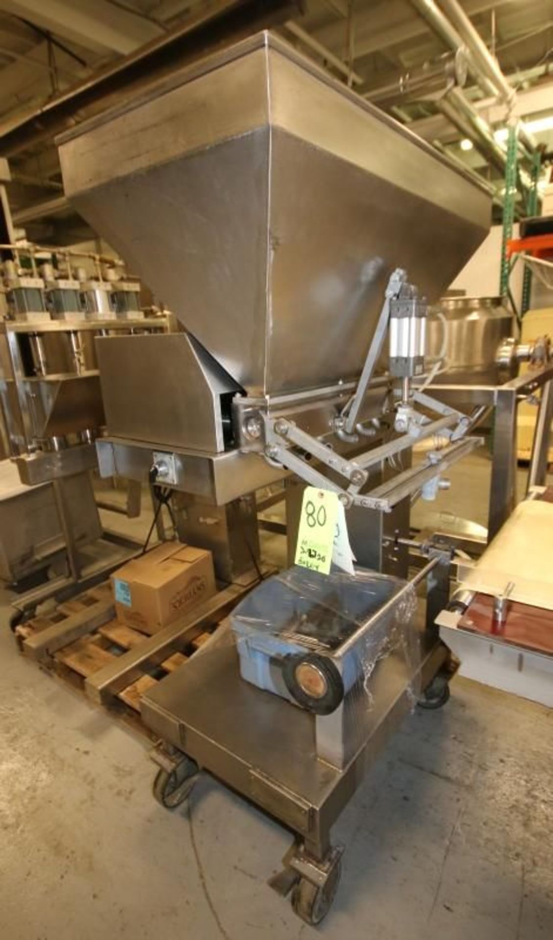 6 - Valve Portable S/S Piston Filler / Depositor with 39" L x 19" W Hopper(Located at the MDG - Image 2 of 4