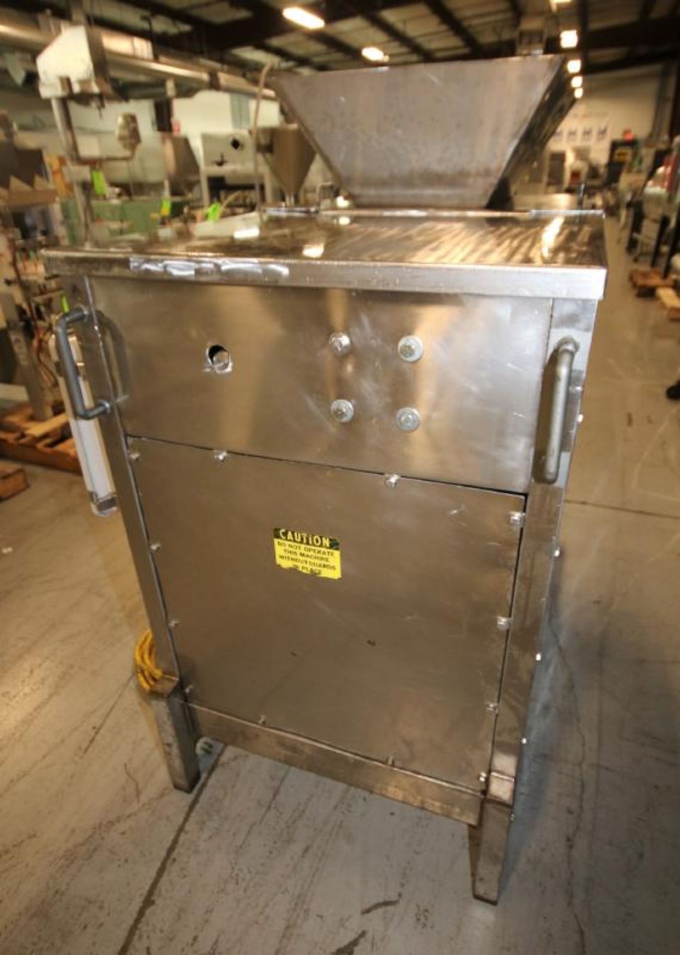 Goodway 21" W Portable S/S Extruder, with 32" L x 24" W Hopper with On - Board Control Cabinet - Image 6 of 7