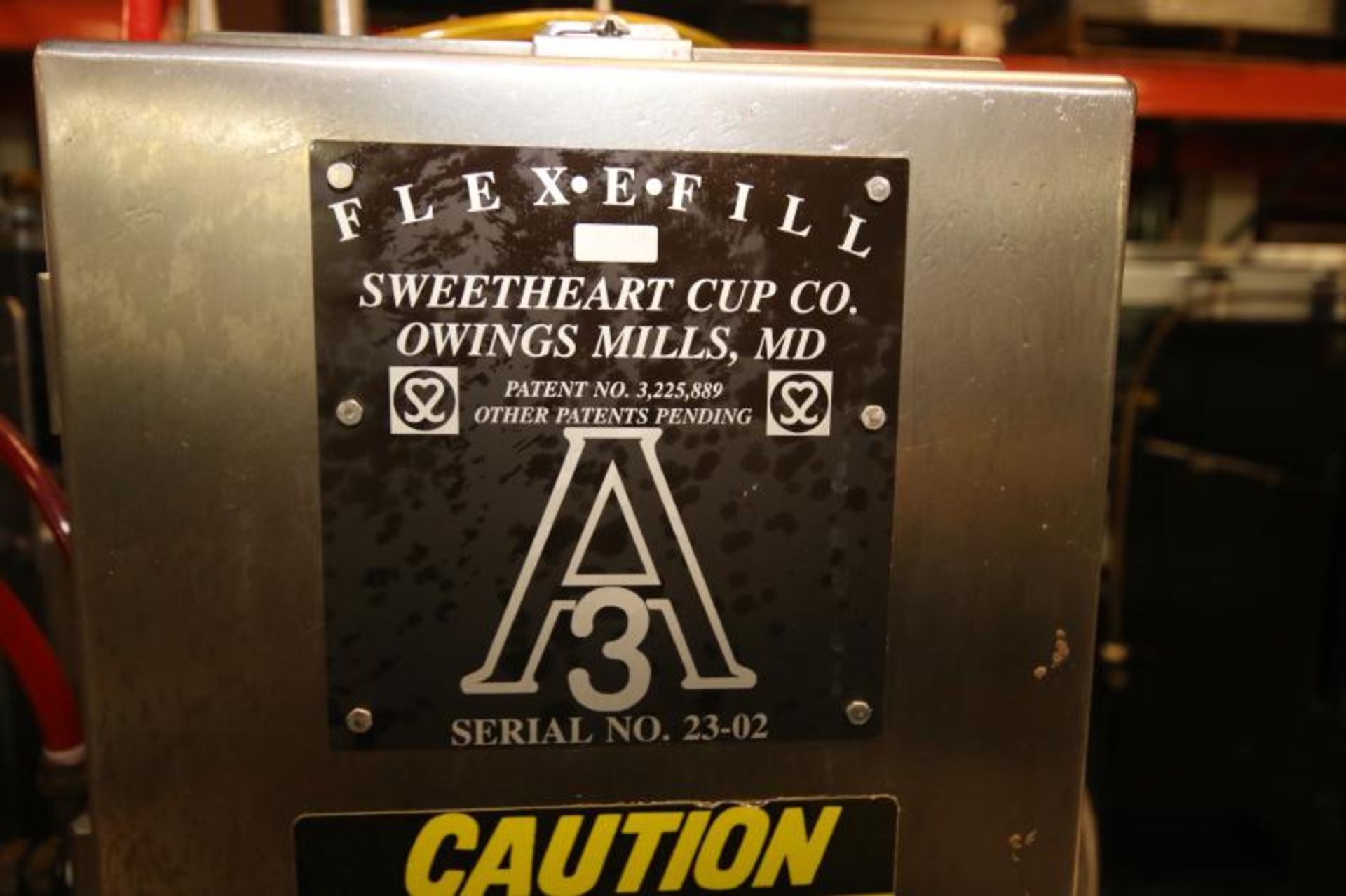 Sweetheart Cup. Co. / Flexefill 8 - Station Rotary S/S Cup Sealer, SN 23-02, Set - Up with 5.5" - Image 7 of 9