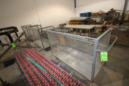 Portable Cage Carts, Overall Dims.: Aprox. 66" L x 32" W x 45" H (LOCATED IN YOUNGSTOWN, OH) (