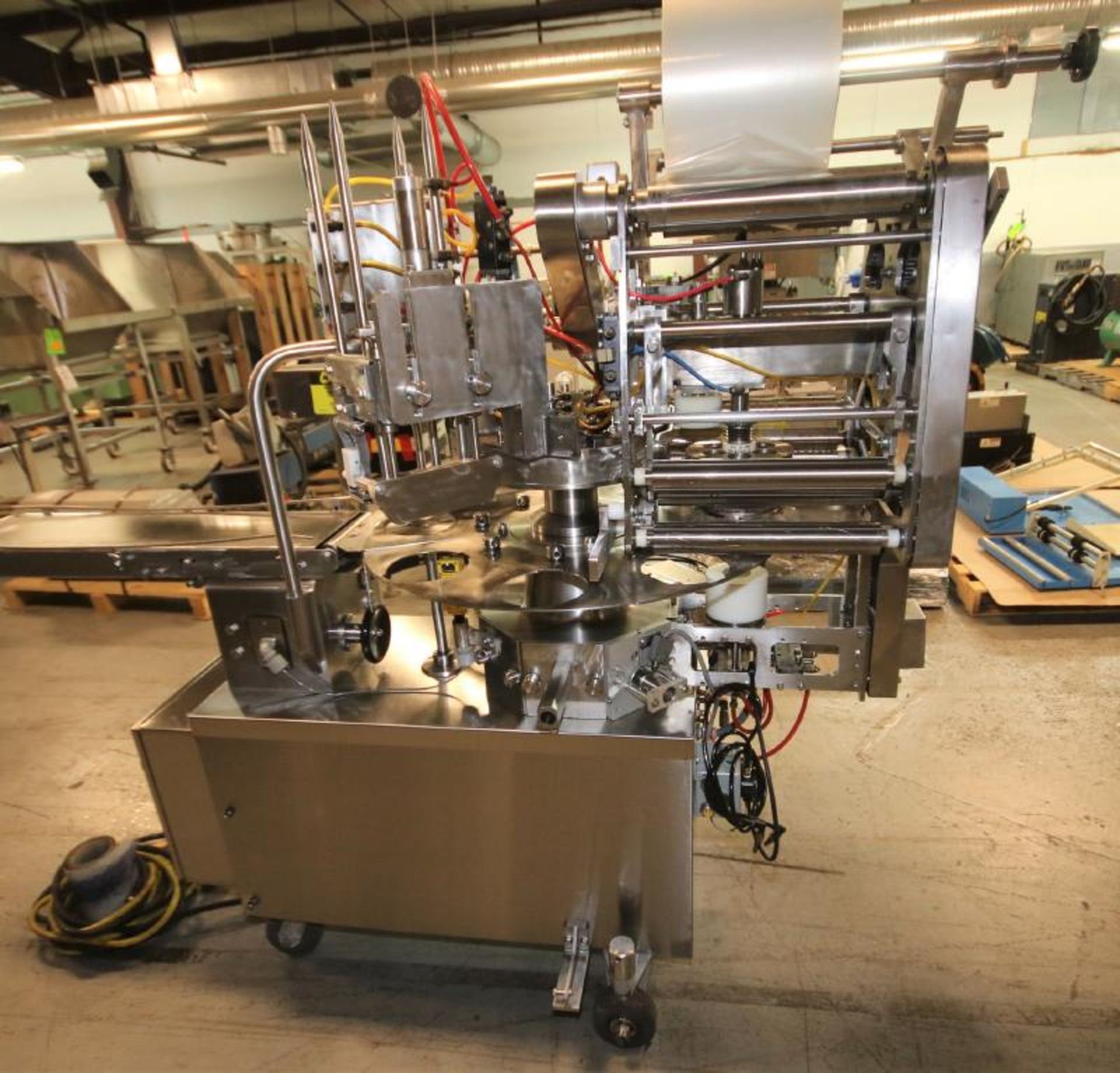 Sweetheart Cup. Co. / Flexefill 8 - Station Rotary S/S Cup Sealer, SN 23-02, Set - Up with 5.5" - Image 4 of 9
