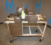 General Machinery Portable Bakery Saw, Model G - 18, SN 5204, with 17.5" W Belt, 4 1/2" H Product