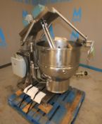 Groen 40 Gal. Jacketed S/S Tilt Kettle, Model DEE / 4 - 40, SN 34926 - 1, Max WP 50 psi @ 300