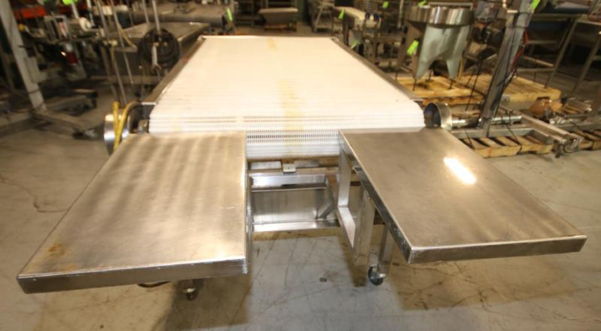 6 ft L x 36" W x 40" H S/S Conveyor Accumulation Table, with Intrulux Type Belt, 1.5 hp / 1740 rpm - Image 3 of 4