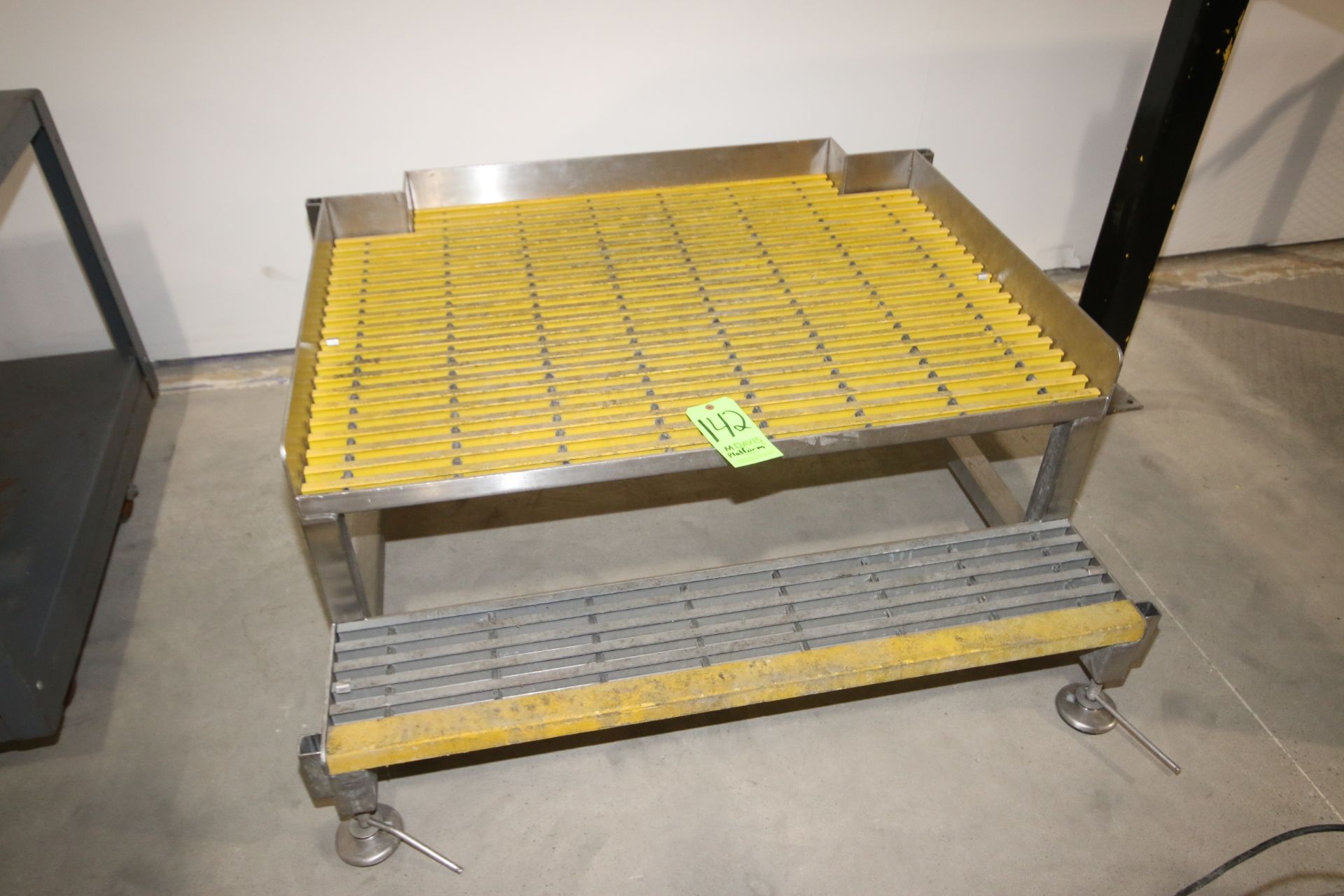 S/S Platform, with Plastic Grating, Overall Dims.: Aprox. 48" W x 44" L (LOCATED IN YOUNGSTOWN,