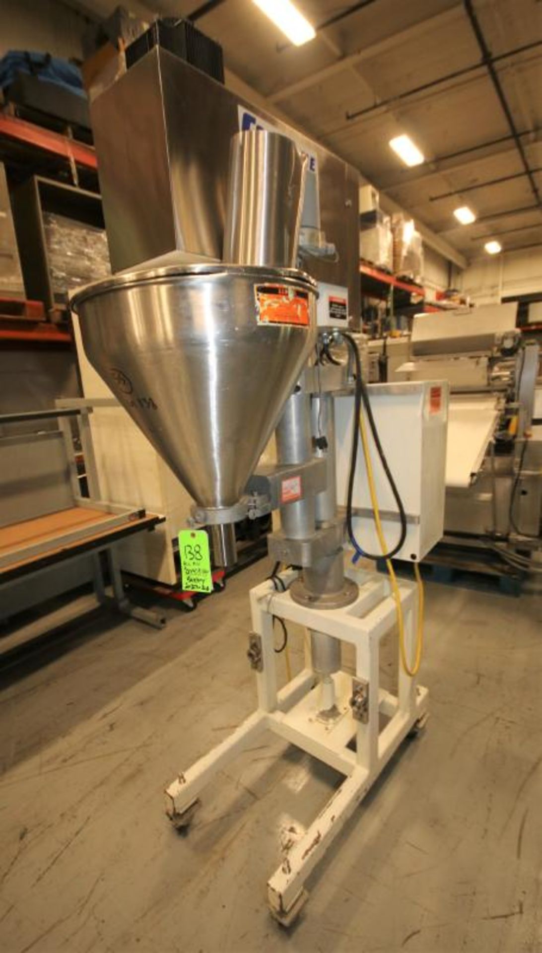 All Fill / Colborne Portable Auger Filler / Depositor, with 20" S/S Fill Funnel, 2" Fill Head, - Image 2 of 9