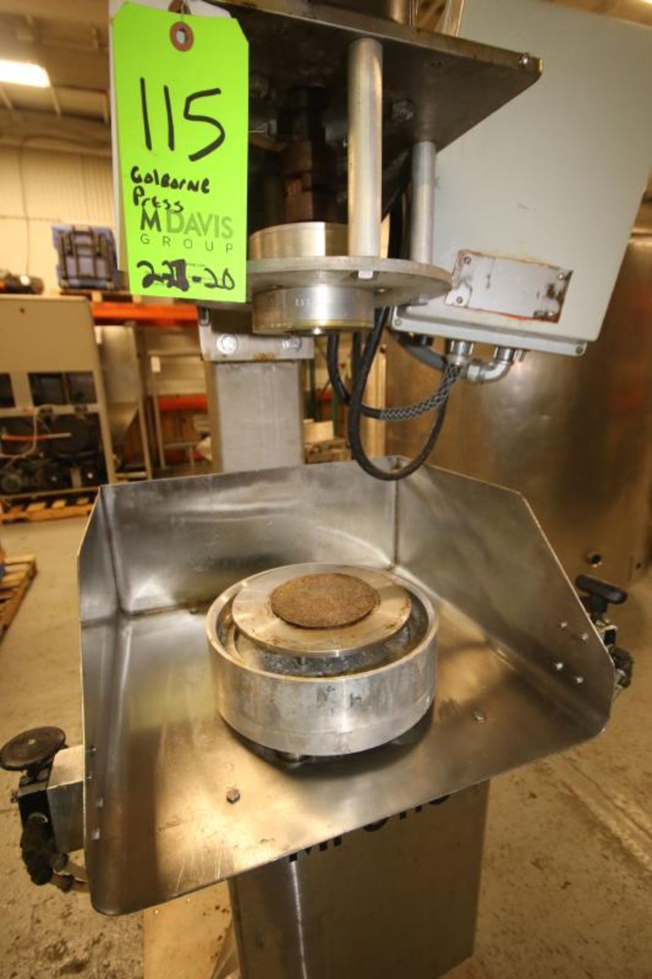 Colborne Dough Press, Model EGS, SN 399 92, 208V, 3 Phase (Located at the MDG Showroom in - Image 2 of 7