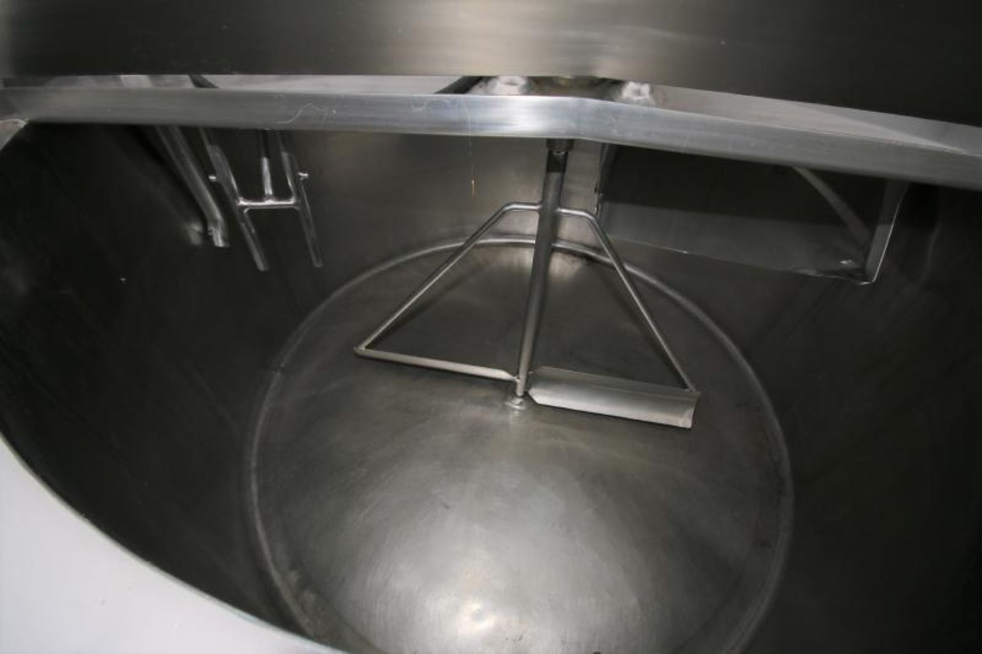 Chester Jensen 500 Gal. Hinged Lid Jacketed S/S Tank, SN EBP-167-DS, with 1.5 hp Agitator, 208 - 220 - Image 2 of 11