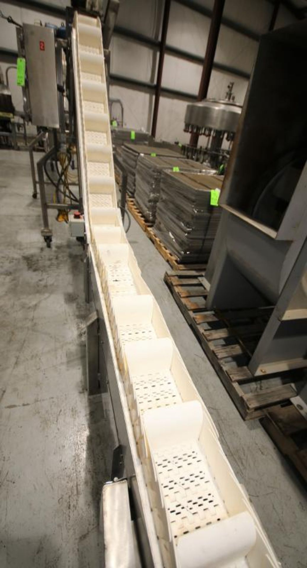 S Configuration Portable S/S Conveyor System, 12 ft 4" L x 30" & 75" H, with 8" W Plastic Belt - Image 4 of 6