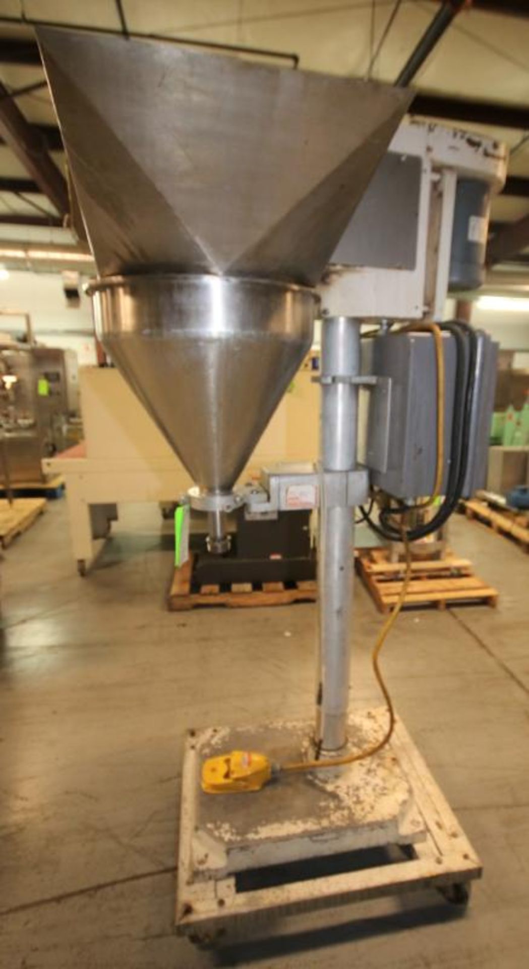 All - Fill Portable Auger Filler / Depositor, Model B, SN 21417, with 20" S/S Fill Funnel, 2" - Image 5 of 7